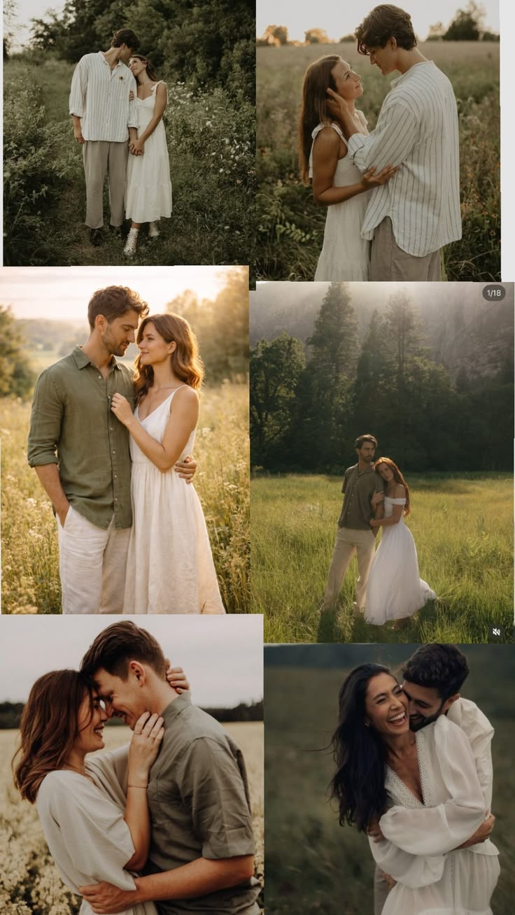 Oatmeal linen overshirt with ivory cami